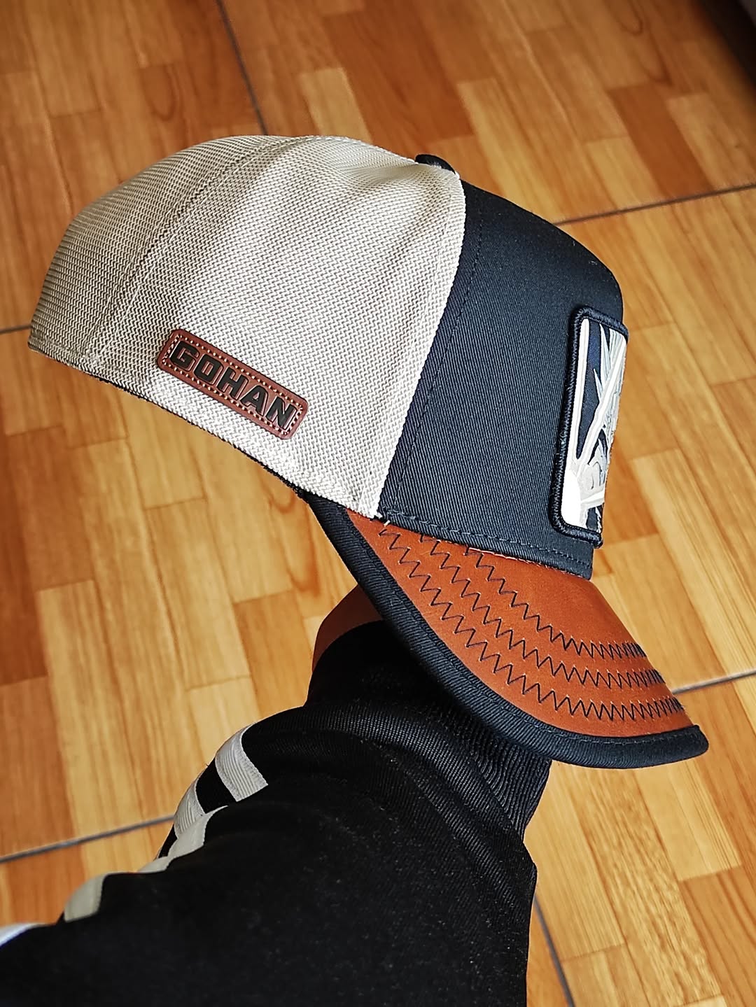 Gorra Capslab dragón ball Gohan super saya trucker cap