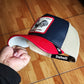 Gorra trucker azul marino y roja gallo Shleather Cock The Farm de Goorin Bros