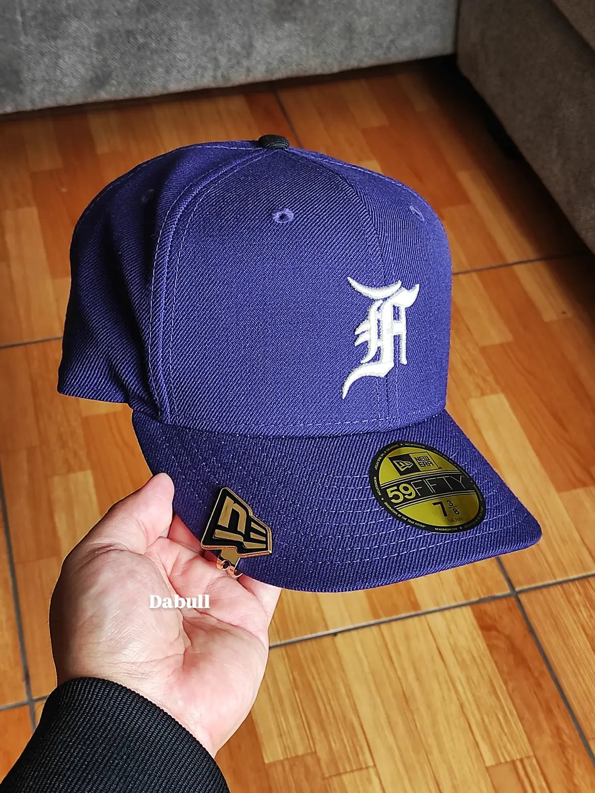 New Era Colorado Rockies Fear of God Purple Essentials Classic Edition 59Fifty Fitted Hat