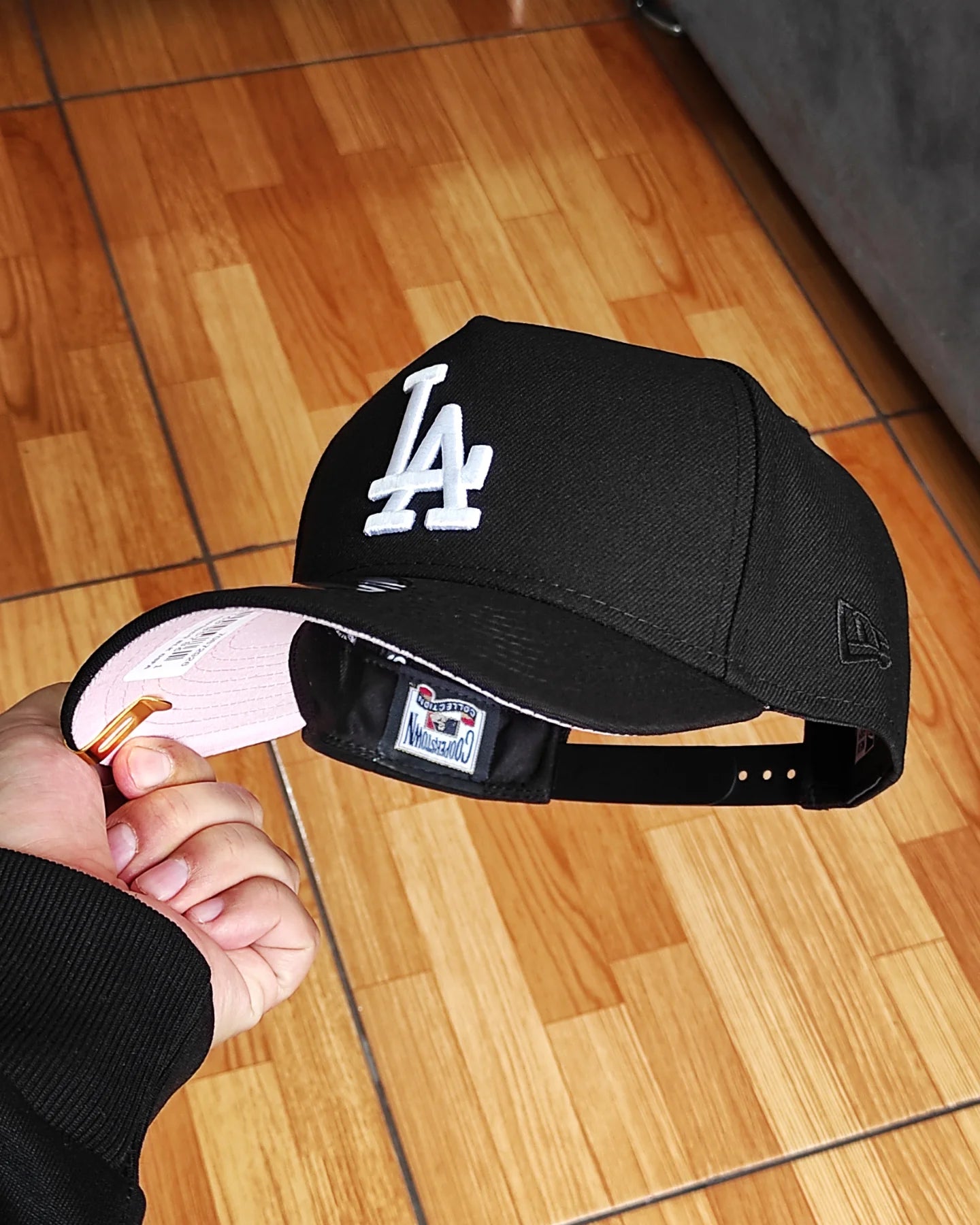 New Era Los Angeles Dodgers Black/pink  60th Anniversary 9Forty A-Frame Snapback