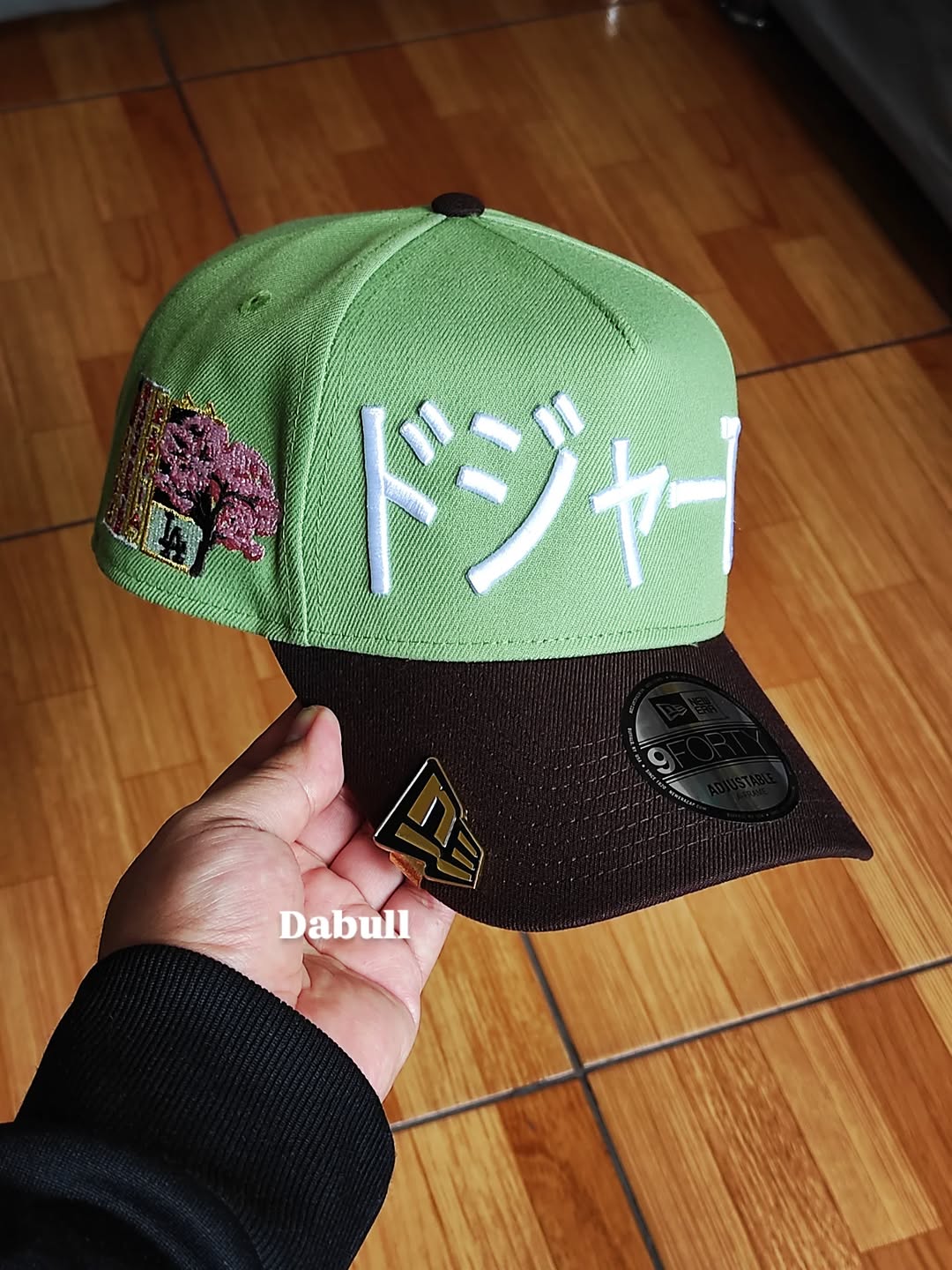 New Era Los Angeles Dodgers Tokyo series matcha green 9forty A-FRAME hat