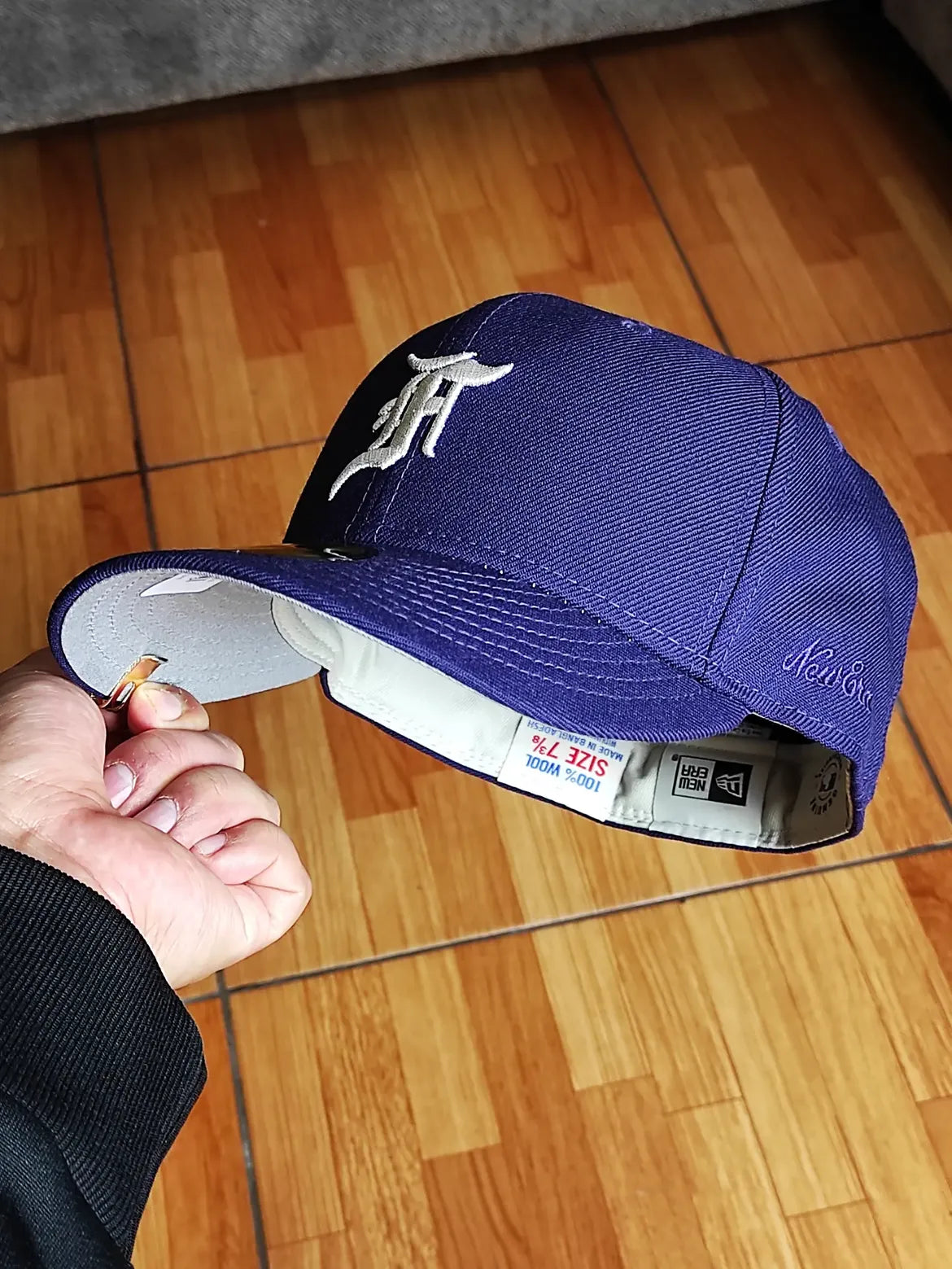 New Era Colorado Rockies Fear of God Purple Essentials Classic Edition 59Fifty Fitted Hat