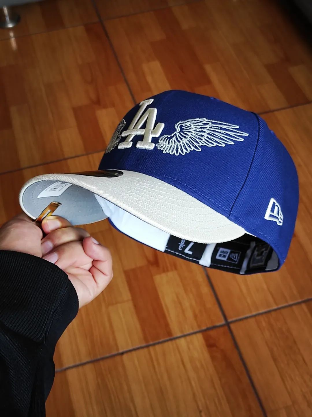 LA Dodgers MLB Team Wings 59FIFTY Fitted Cap Navy