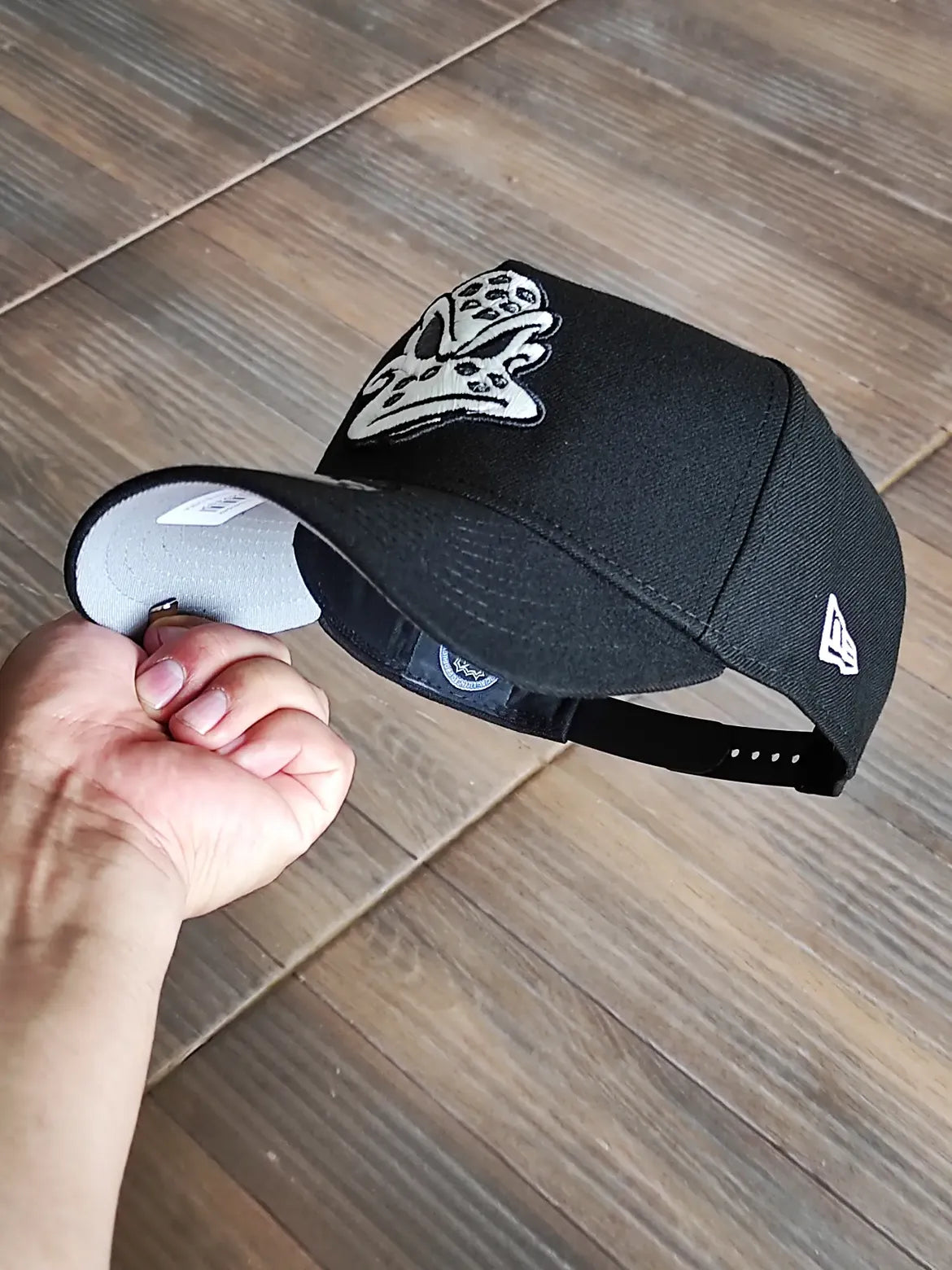 New Era Anaheim Ducks 10th Anniversary Black Prime Edition 9Forty A Frame Snapback Hat