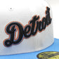 Opening Day Tigers New Era 59FIFTY White & Radiant Blue Hat Green Botton