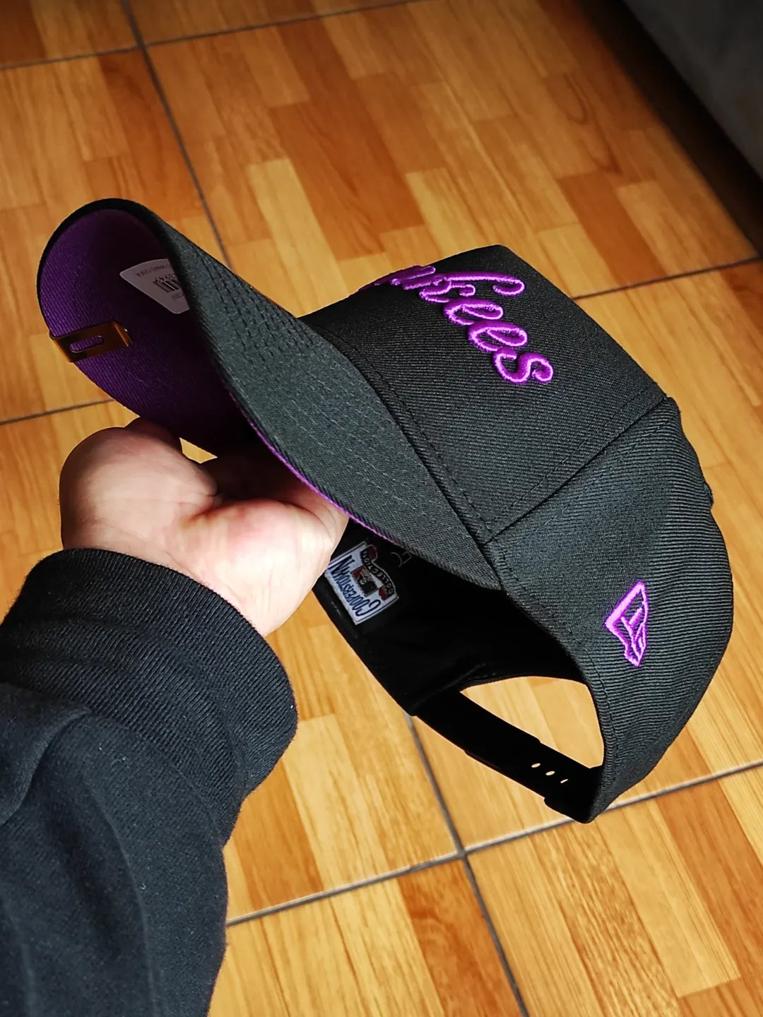 New Era New York Yankees Script World Series 1999 black purple 9Forty A-frame Snapback