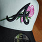 9FIFTY A-Frame Atlanta braves Chrome Black Snapback New era