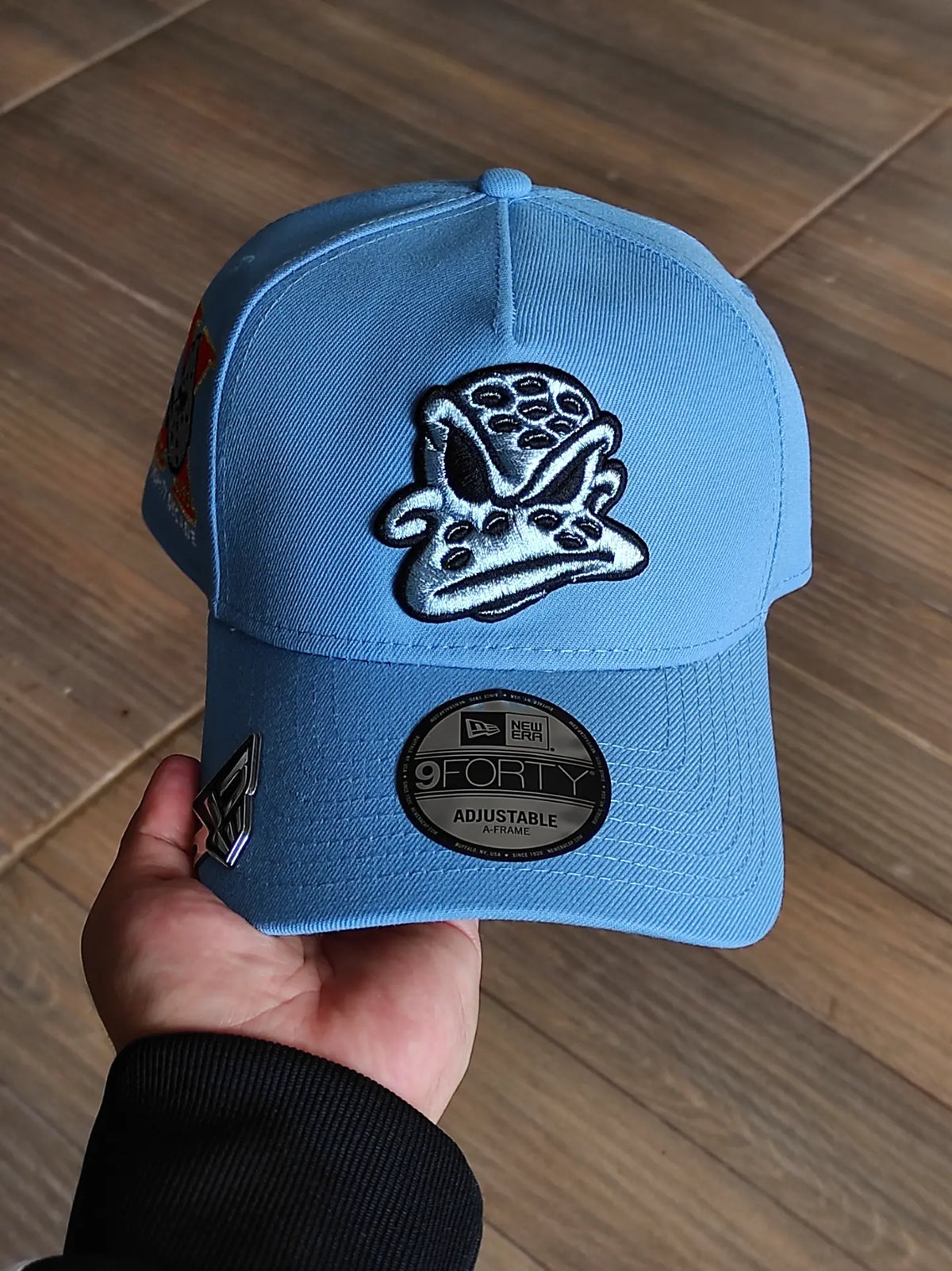 New Era Anaheim Ducks 10th Anniversary Sky Blue Prime Edition 9Forty A Frame Snapback Hat
