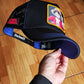 Gorra capslab luffy one peace trucker negra azul