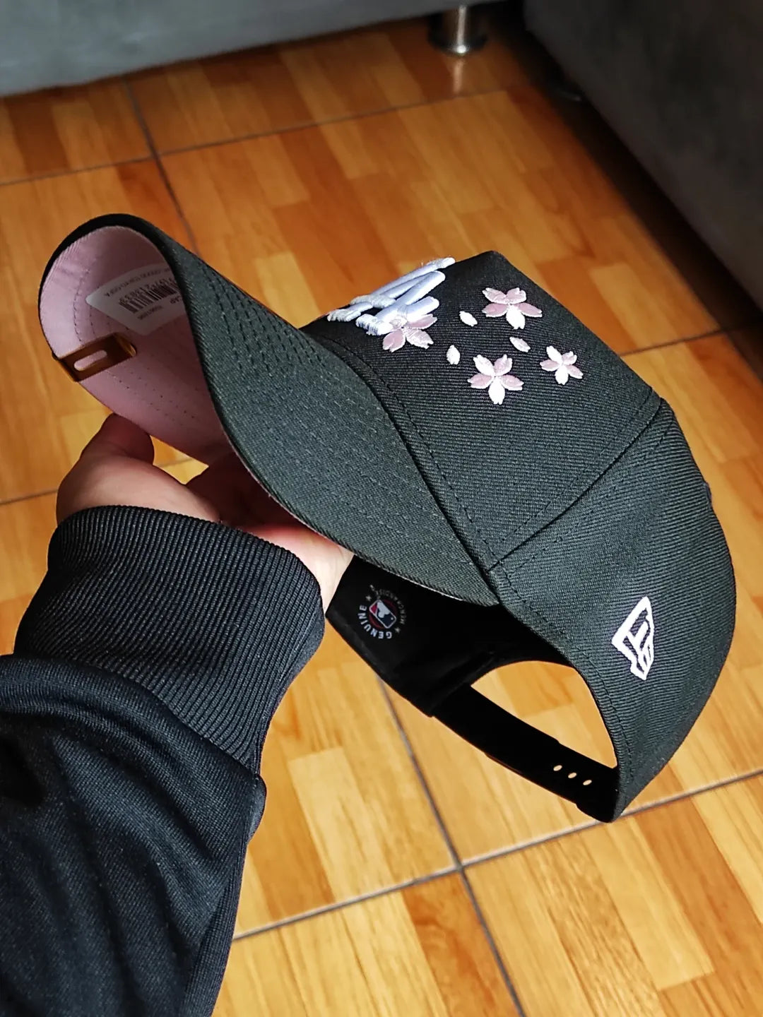 New Era Los Angeles Dodgers cherry Blossom🌸 Tokyo series 2025 BLACK 9forty a frame