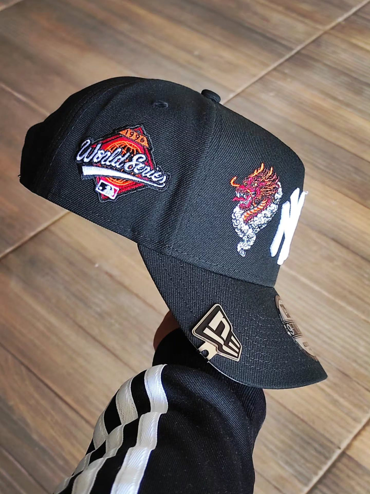 New Era New York Yankees World Series 1996 Dragon Black Prime Edition 9Forty A Frame Snapback Hat
