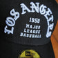 New Era Los Angeles Dodgers SKULL 💀 Chrome Black edition 59fifty fitted