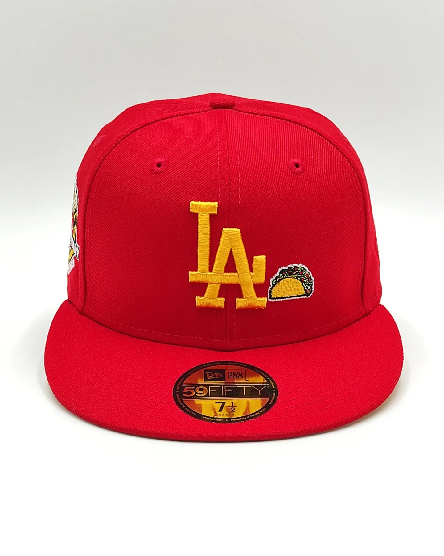 Casquette New Era 59Fifty - Los Angeles Dodgers - Rouge - Taille 7 - Occasion Comme Neuve