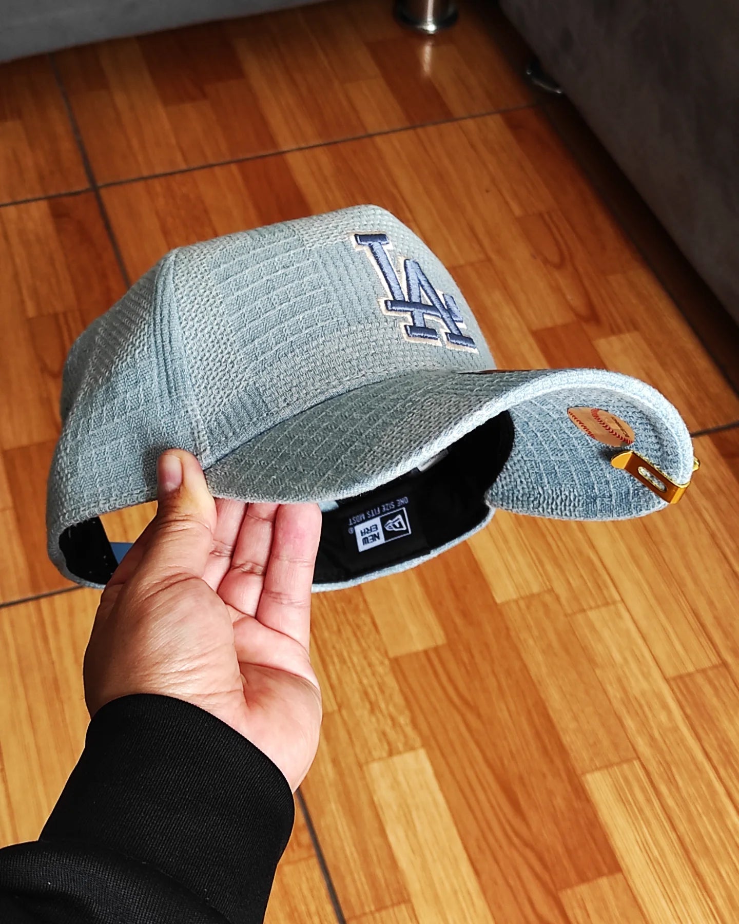 New Era Los Angeles Dodgers Denim Logo essentials 9 forty a-frame