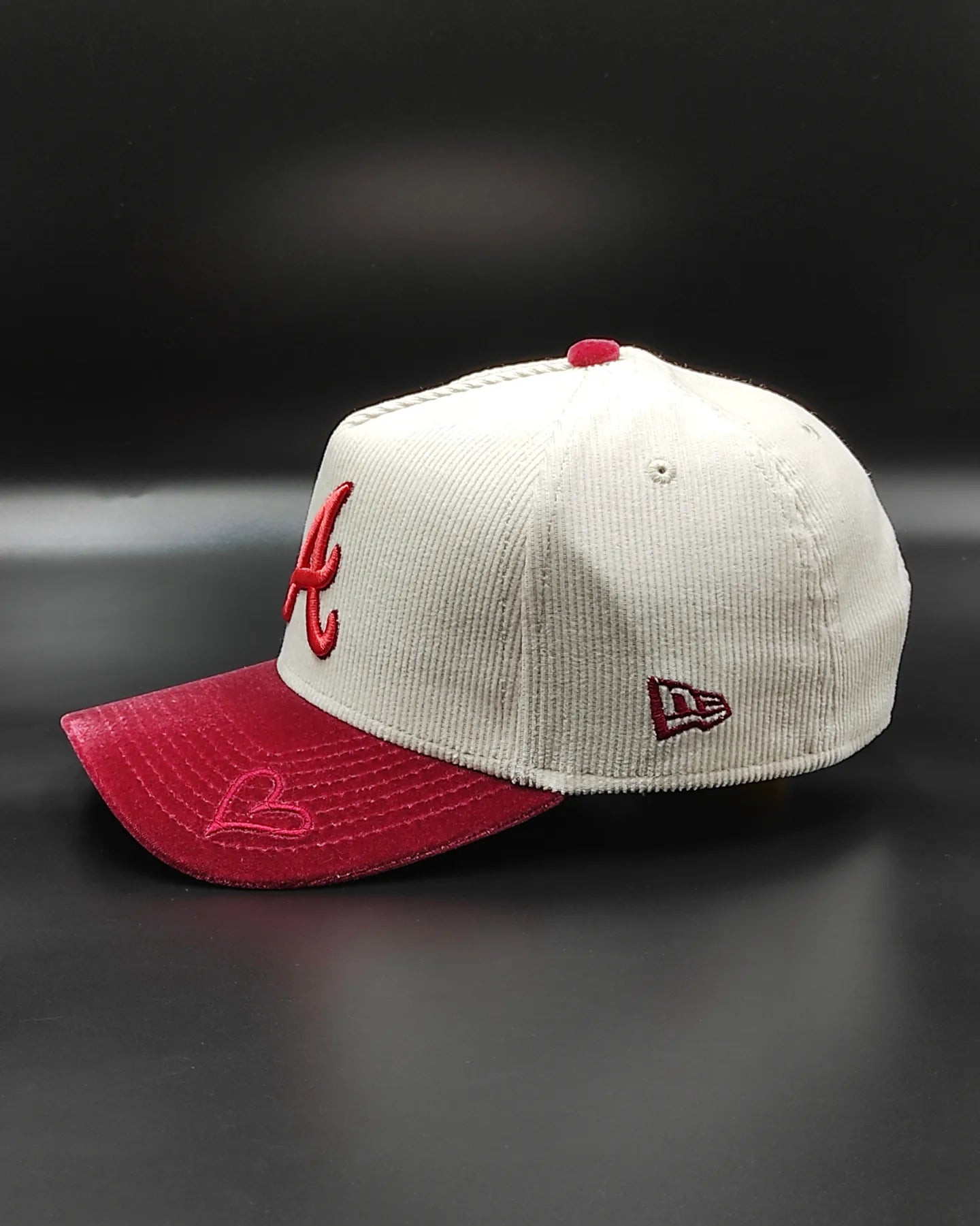 Newera Atlanta Braves Corduroy velvet 9 forty aframe Snapback