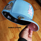 New Era Los Angeles Dodgers world series champions 2024 sky pink 59fifty