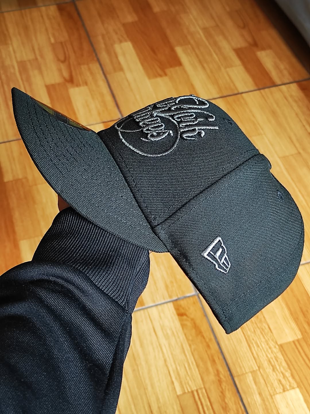 New Era New York Yankees script world series black titanio 59FIFTY