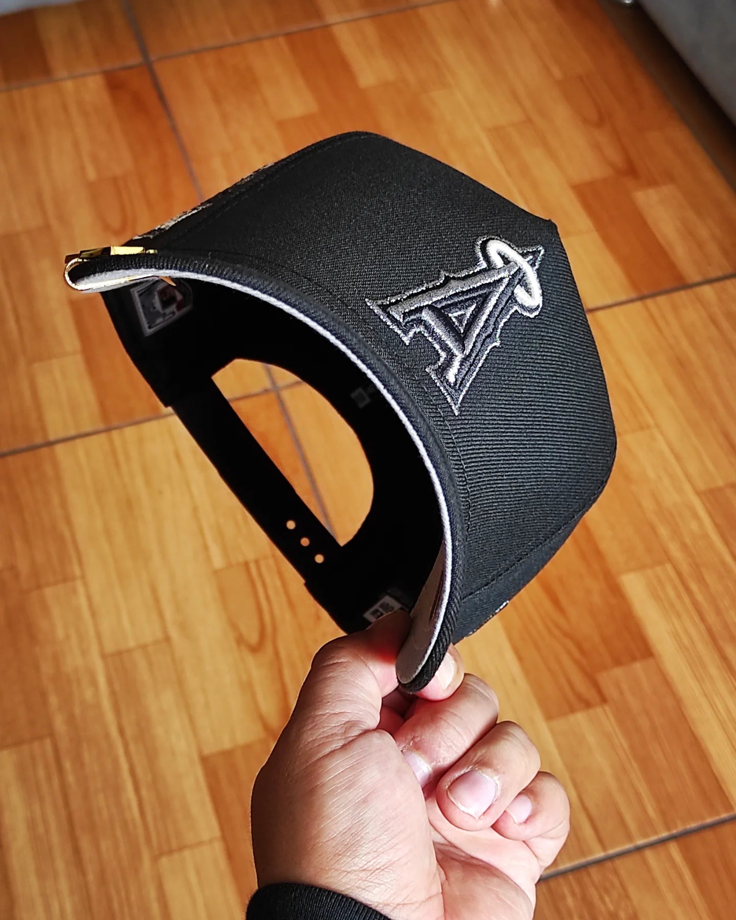 New Era Anaheim Angels 20th Anniversary Titanium líquido Edition 9Forty A Frame Snapback