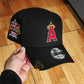 New Era Anaheim Angels world champions 20th aniversario black red  9forty a-frame snapback
