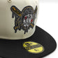 Off White Pittsburgh Pirates Black Visor Gray Bottom Three Rivers Stadium Side Patch New Era 59Fifty Fitted