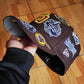 Brown San Diego Padres All Over Logo Gray Bottom 59FIFTY New Era Fitted