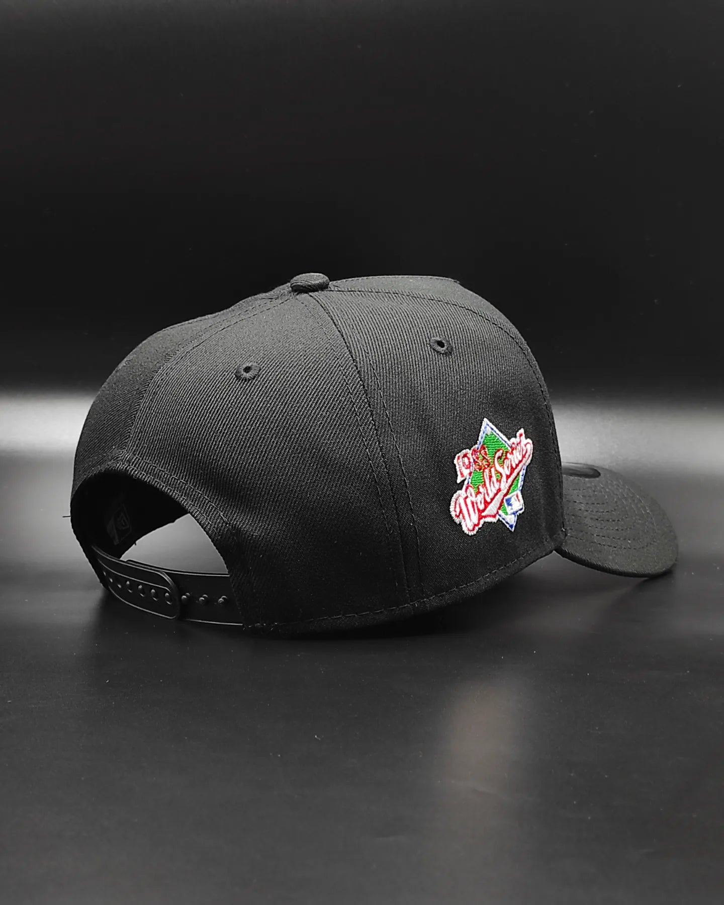 New Era Los Angeles Dodgers world series black red edition a frame snapback hat