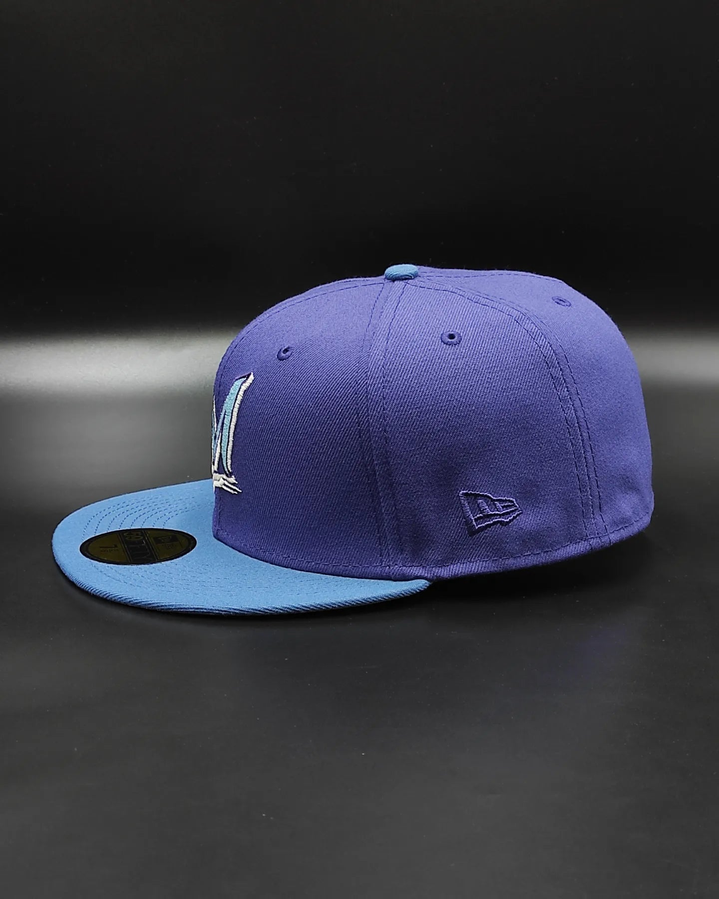New Era 59fifty Milwaukee Brewers 50th anniversary - purple indigo