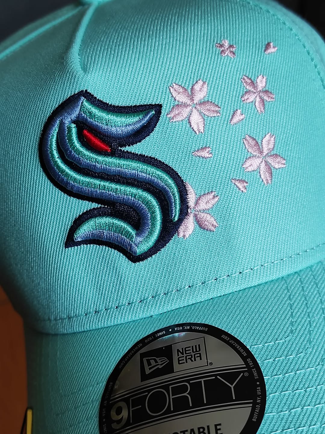 New era Seattle Kraken cherry Blossom 9FORTY A-FRAME 🌸