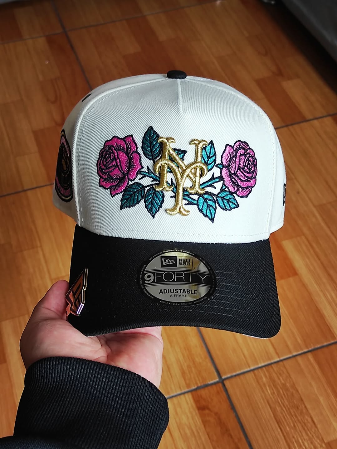 New Era New York Mets World Series 1969 Rose Chrome Edition 9Forty A Frame Snapback