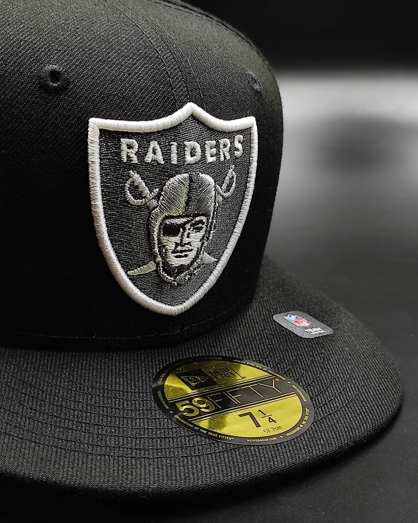 New Era Las Vegas Raiders super bowl xv black edition 59fifty fitted hat