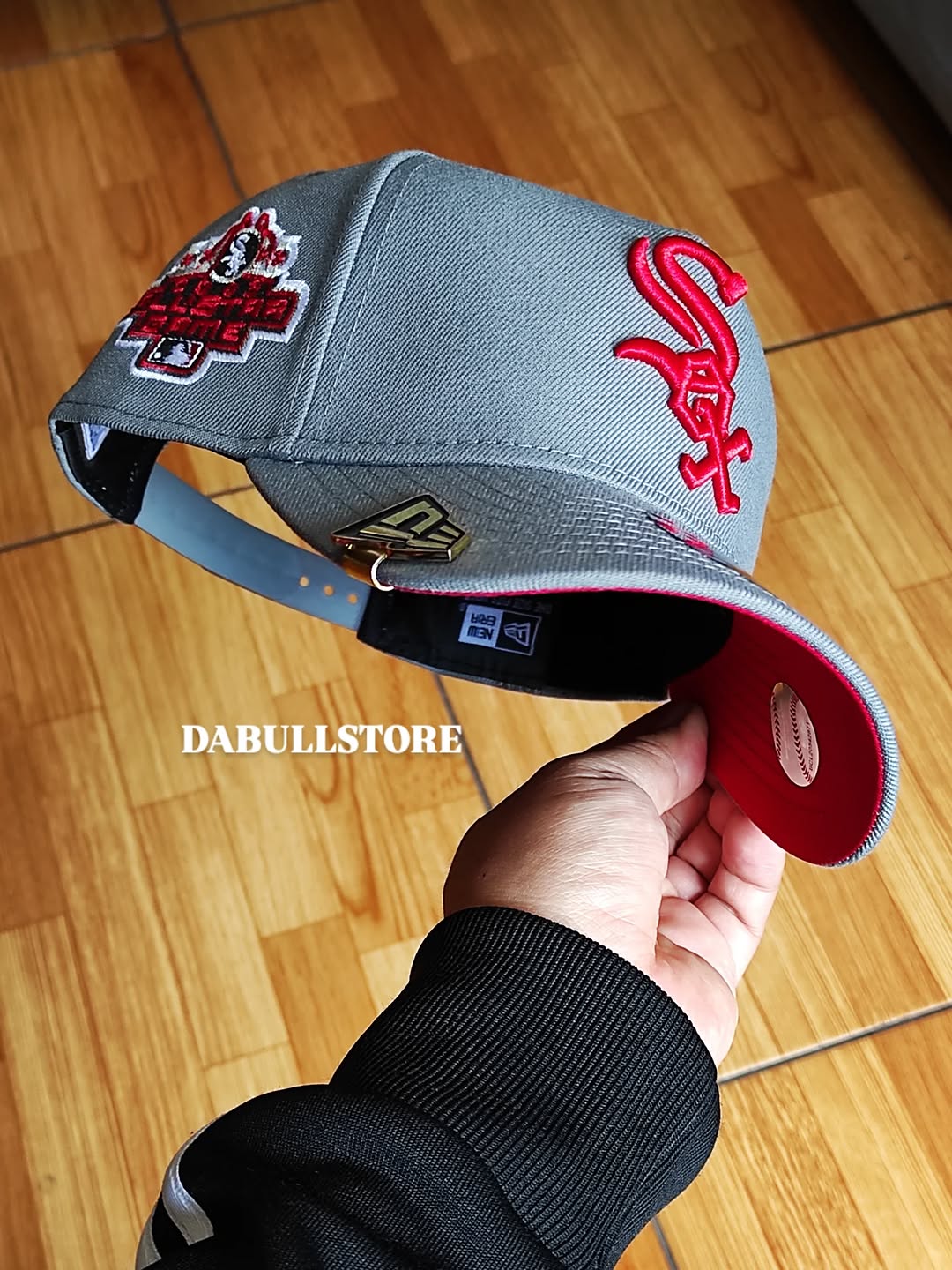 New Era white Sox all Star Game gray red 9Forty A Frame Snapback Hat