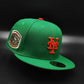 Green New York Mets Orange Bottom 1969 World Series Side Patch New Era 59Fifty Fitted