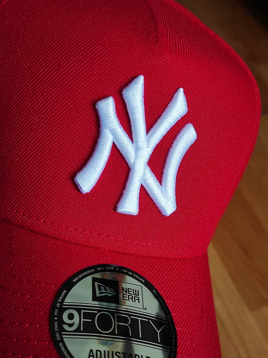 New Era New York Yankees red 9Forty A Frame Snapback Hat
