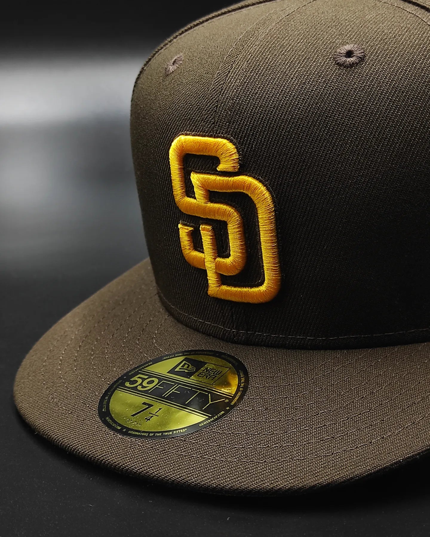 New Era San Diego padres 50th anniversary brown yellow edition 59fifty fitted hat