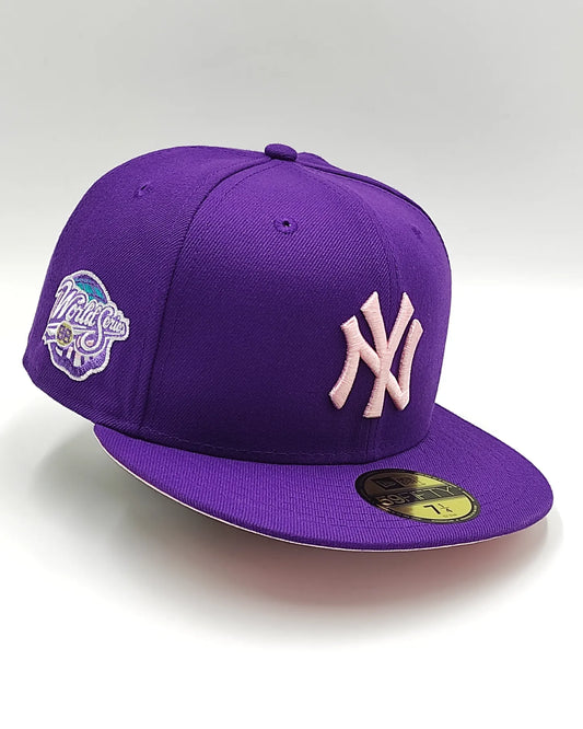 New Era New York Yankees world series 1998 purple pink edition 59fifty fitted cap