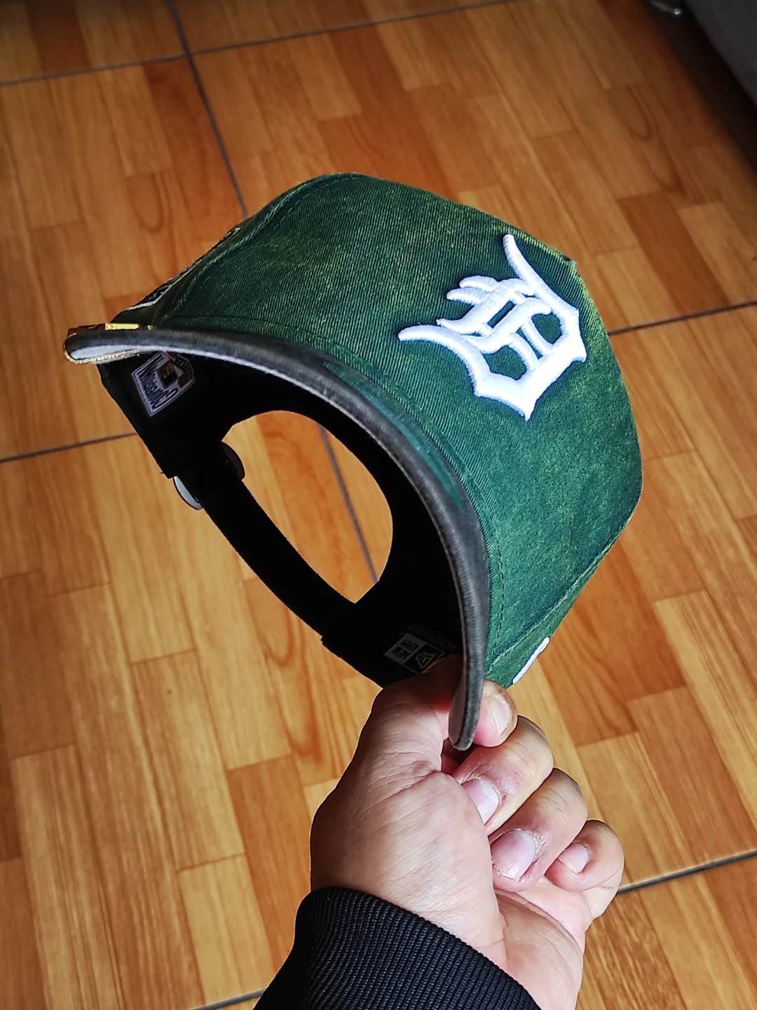 New era Detroit tigers DENIM green 9FORTY A-FRAME Snapback