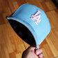 New Era Los Angeles Dodgers world series champions 2024 sky pink 59fifty