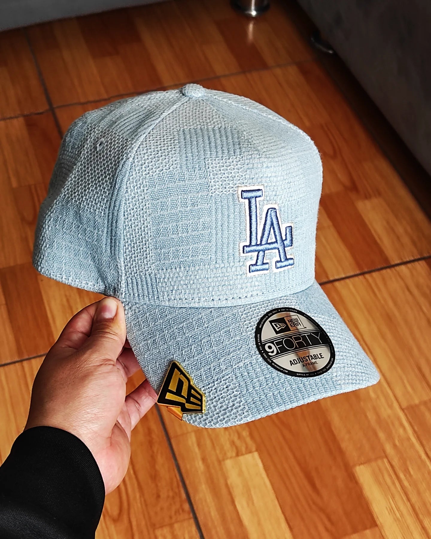 New Era Los Angeles Dodgers Denim Logo essentials 9 forty a-frame