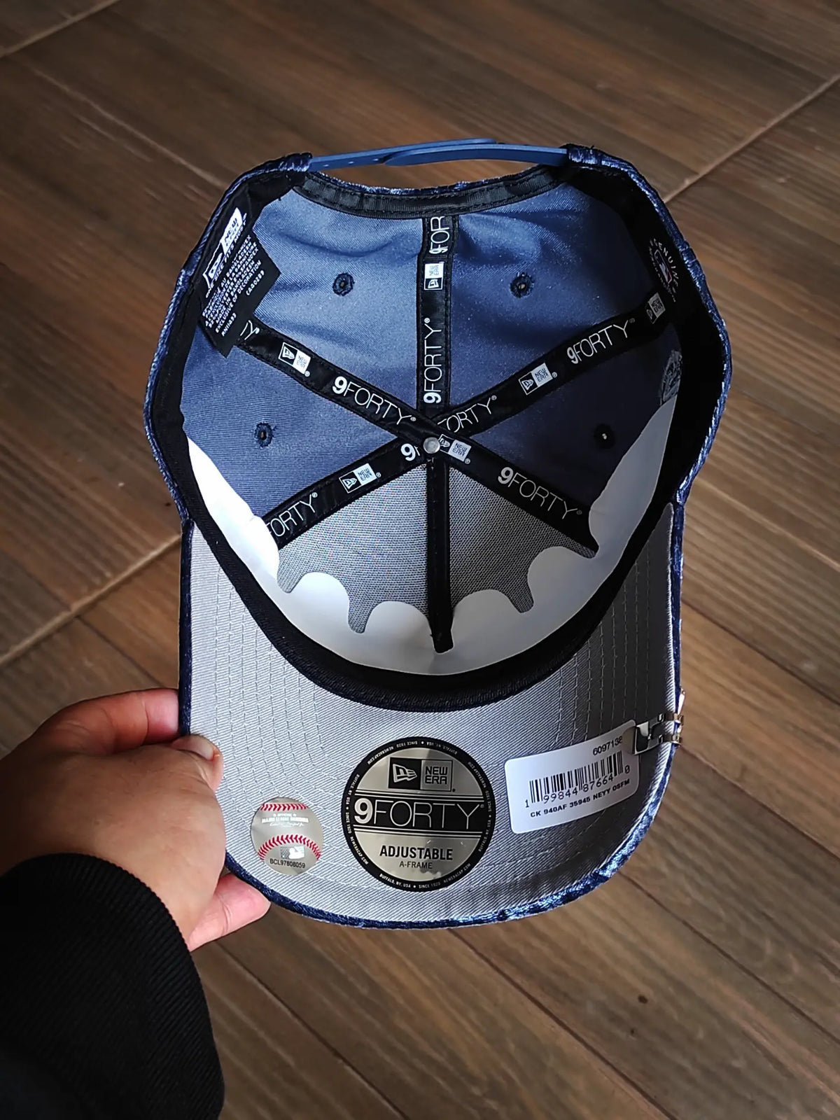 New era new York Yankees World series 1999 velvet 9FORTY A-FRAME Snapback