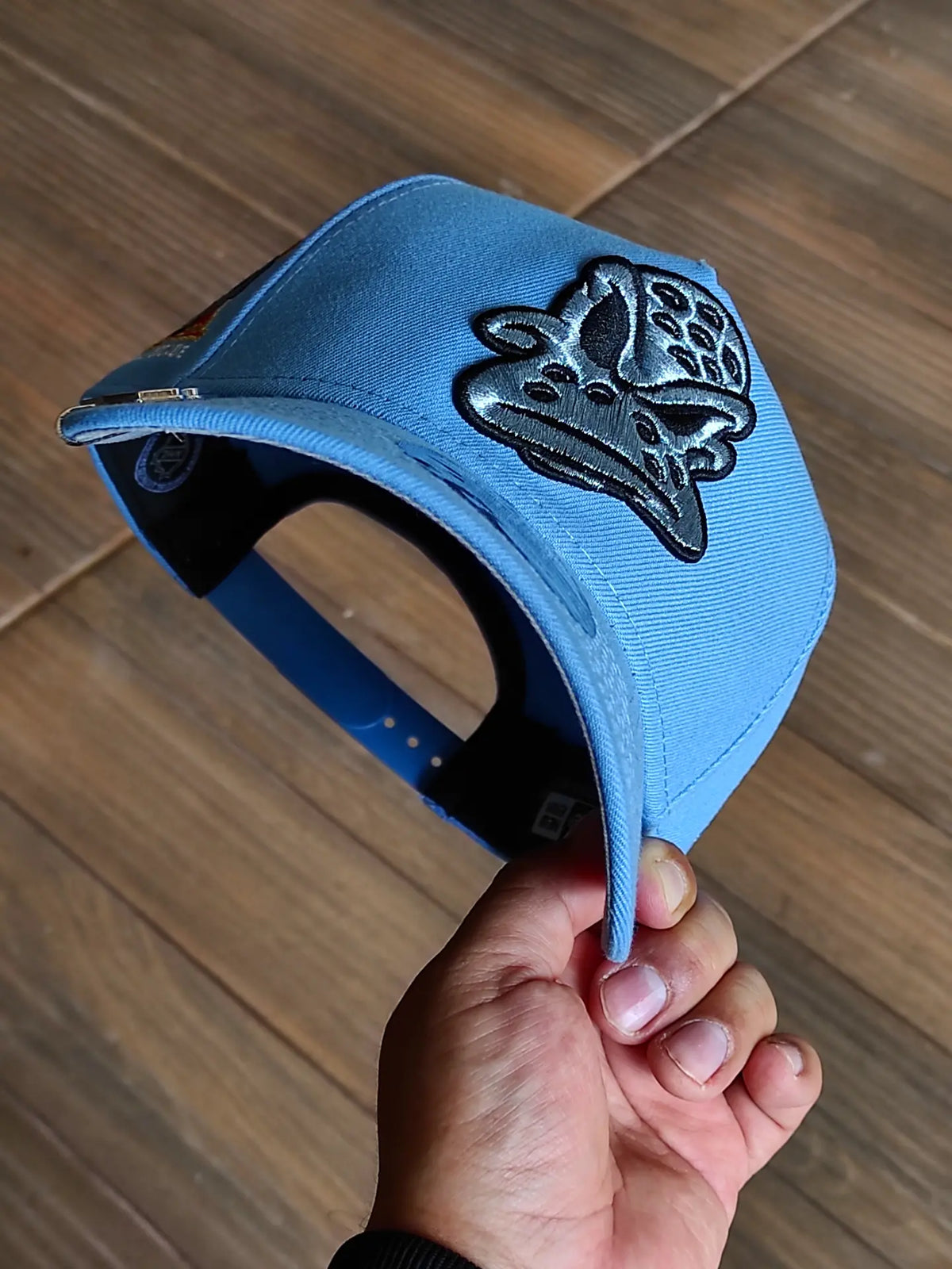 New Era Anaheim Ducks 10th Anniversary Sky Blue Prime Edition 9Forty A Frame Snapback Hat