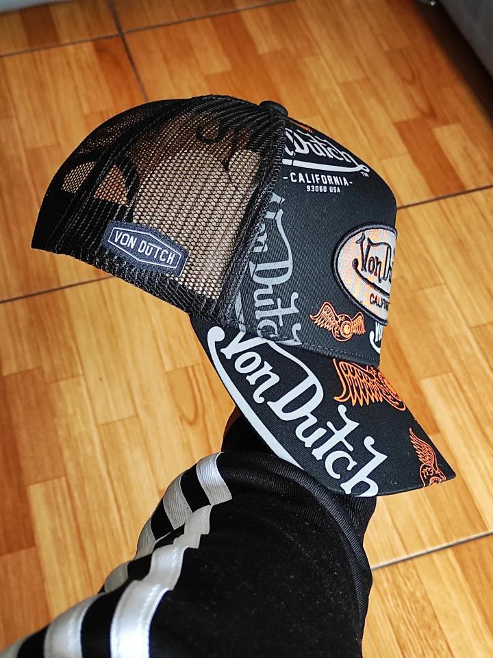 Gorra Von dutch trucker multilogo black edition