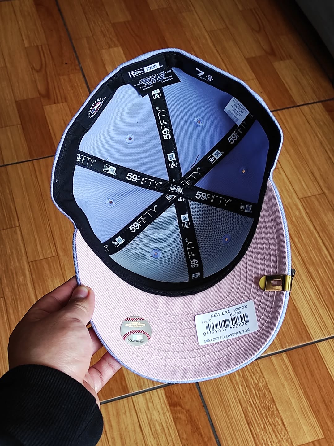 New Era Detroit Tigers MLB Pastel Purple 59FIFTY Fitted Cap