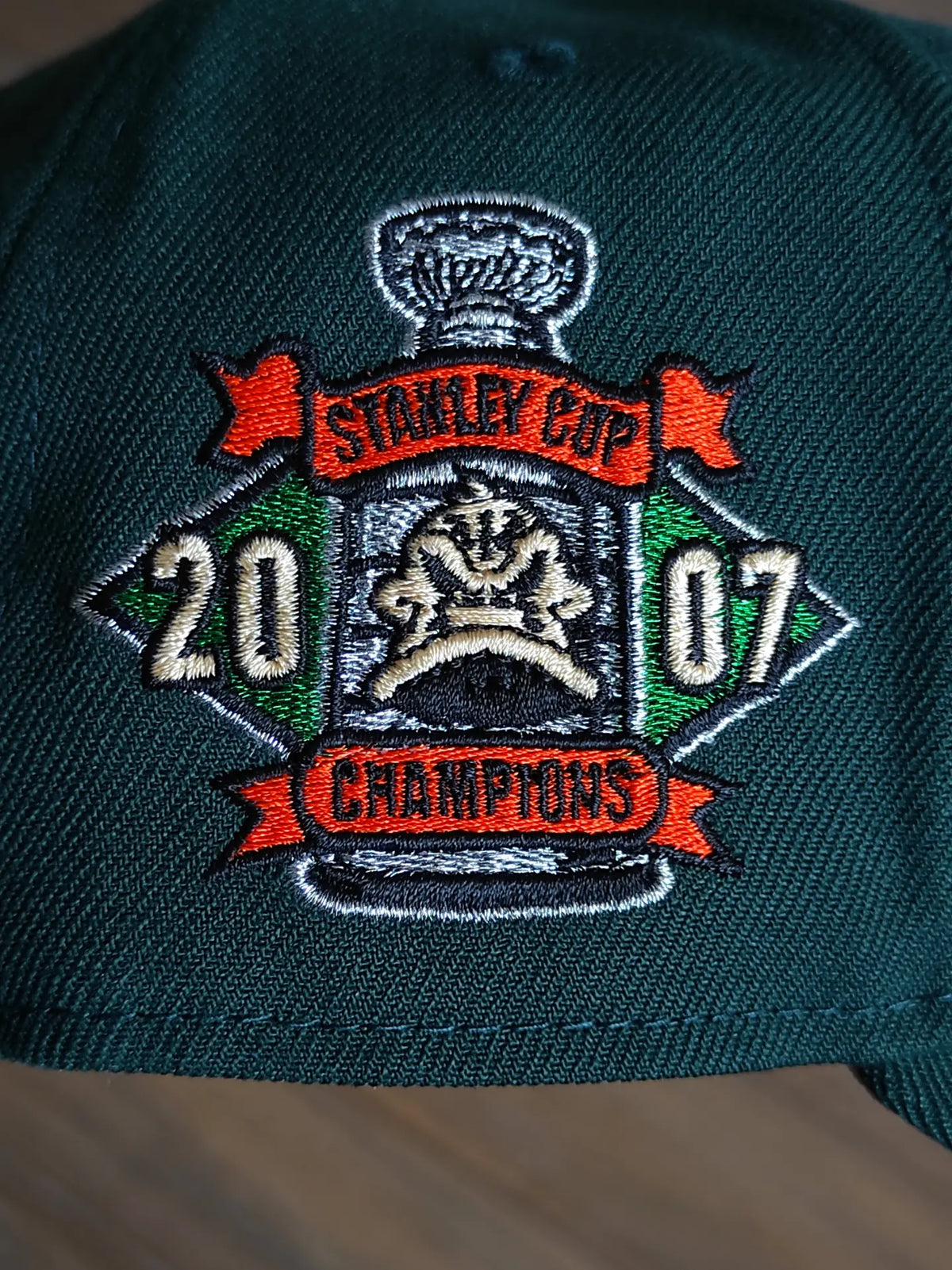 New Era Anaheim Ducks Stanley Cup 2007 Dark Green Prime Edition 9Forty A Frame Snapback Hat