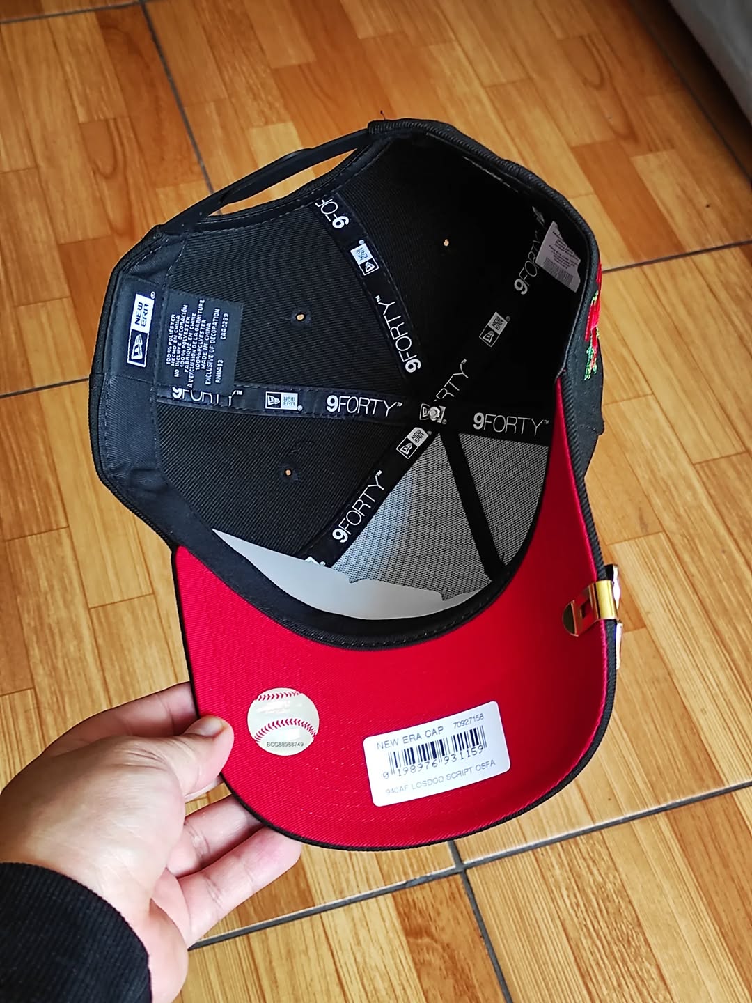 New Era Los Angeles Dodgers rose script 9Forty A Frame Snapback