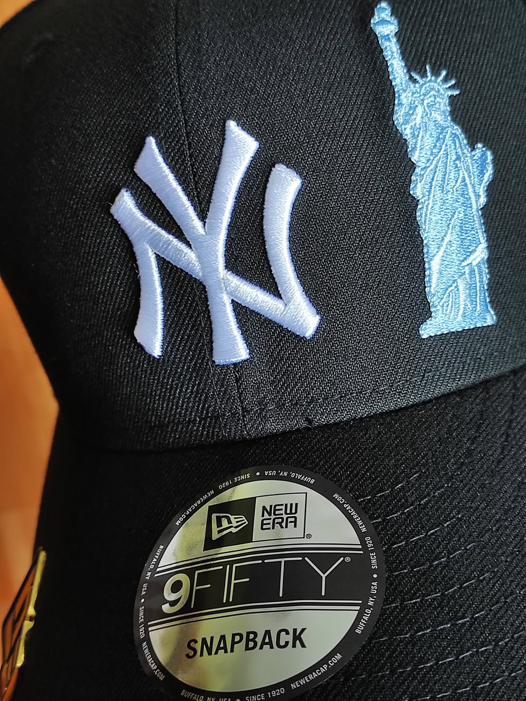 New Era New York Yankees Liberty 🗽 Black Sky 9Forty Snapback 🇺🇸