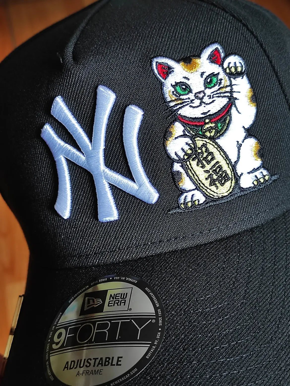New era 9FORTY A-Frame New York Yankees 1996 world series Lucky cat pink uv
