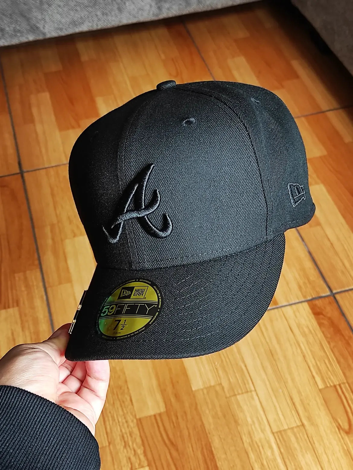 59FIFTY New Era Atlanta Braves World Series black on black gold