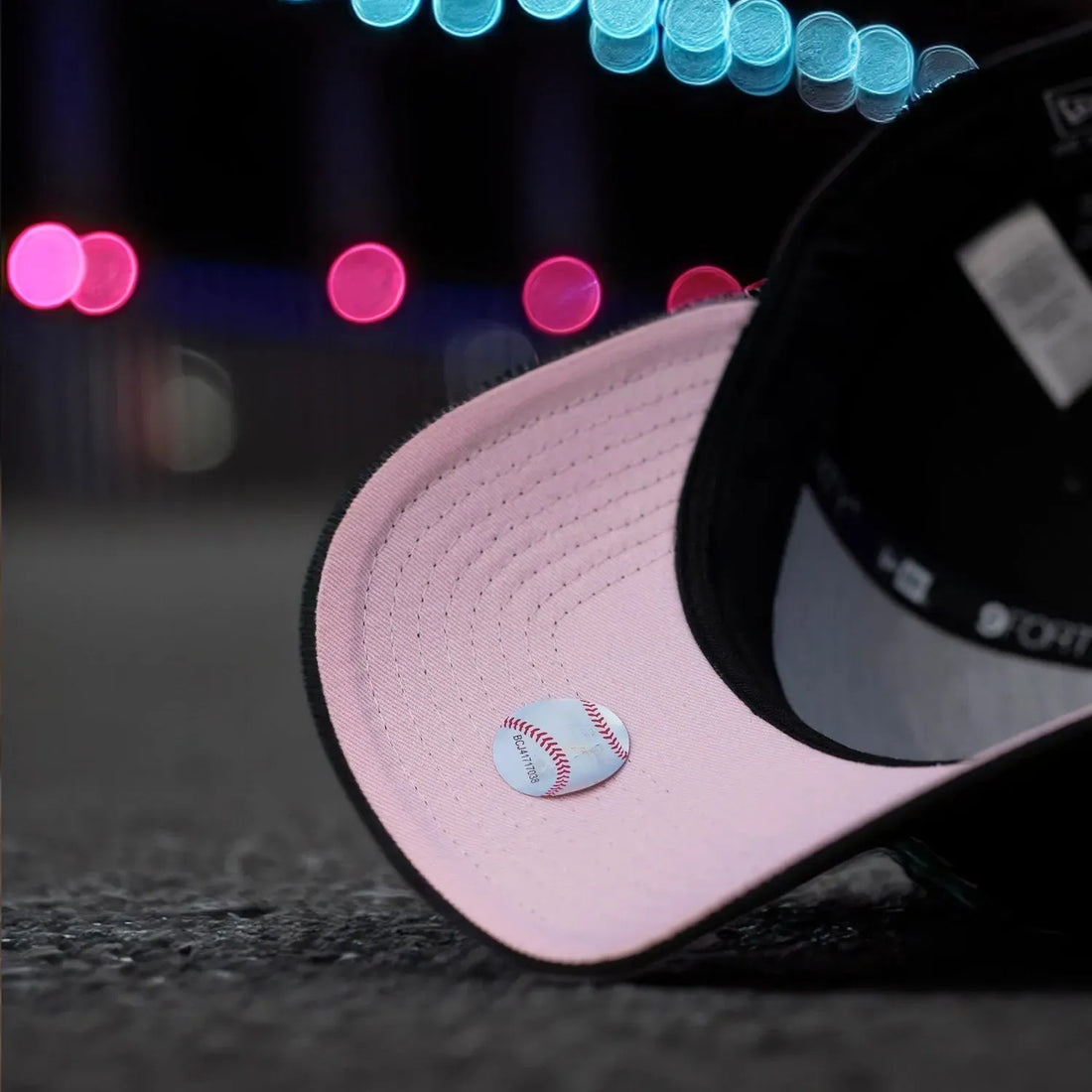 New Era 9FORTY A-FRAME mlb San Francisco Giants 20TH Anniversary Black / Pink uv + pin 📌