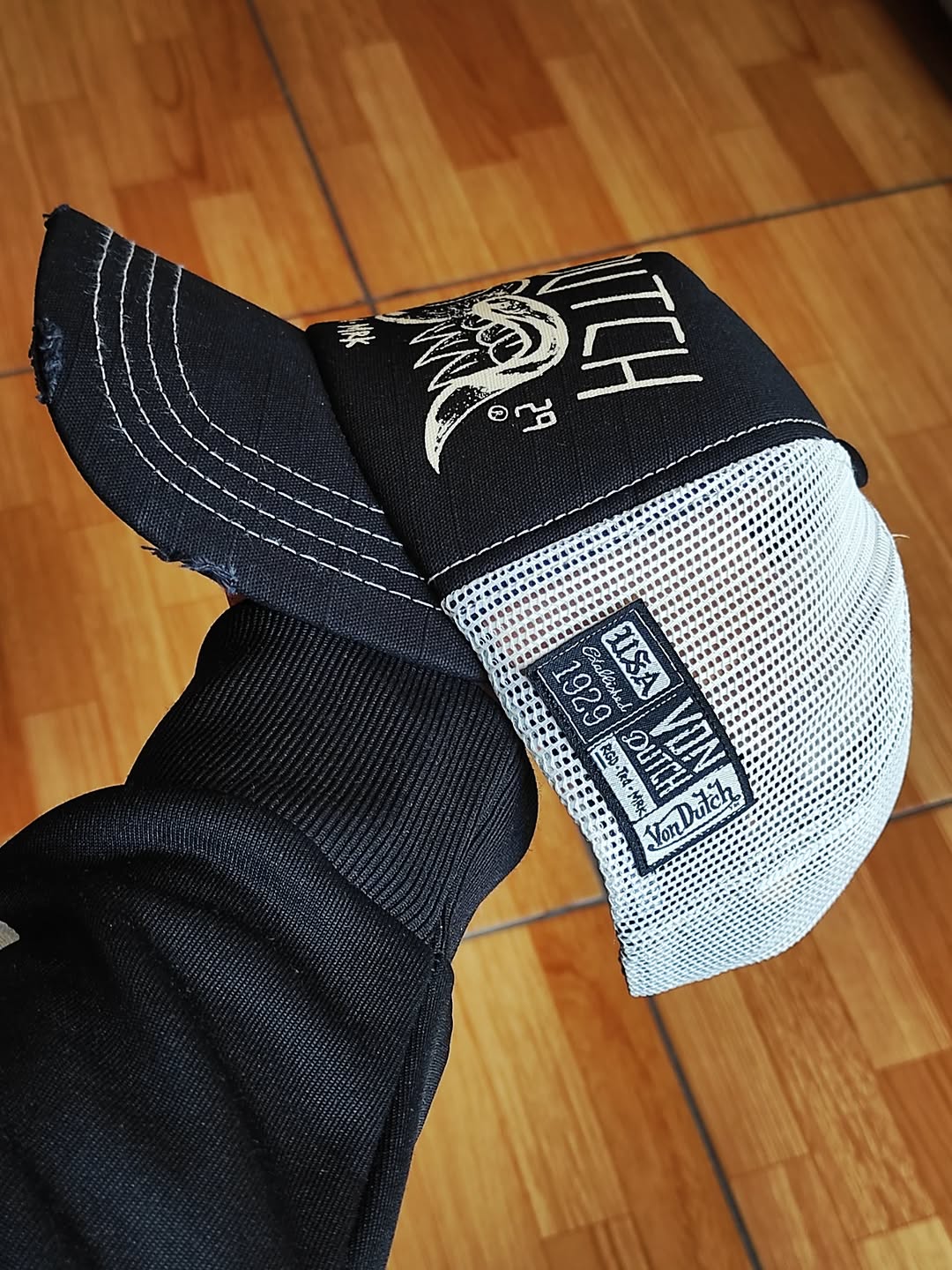 Gorra vondutch black trucker cap