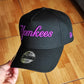 New Era New York Yankees Script World Series 1999 black purple 9Forty A-frame Snapback